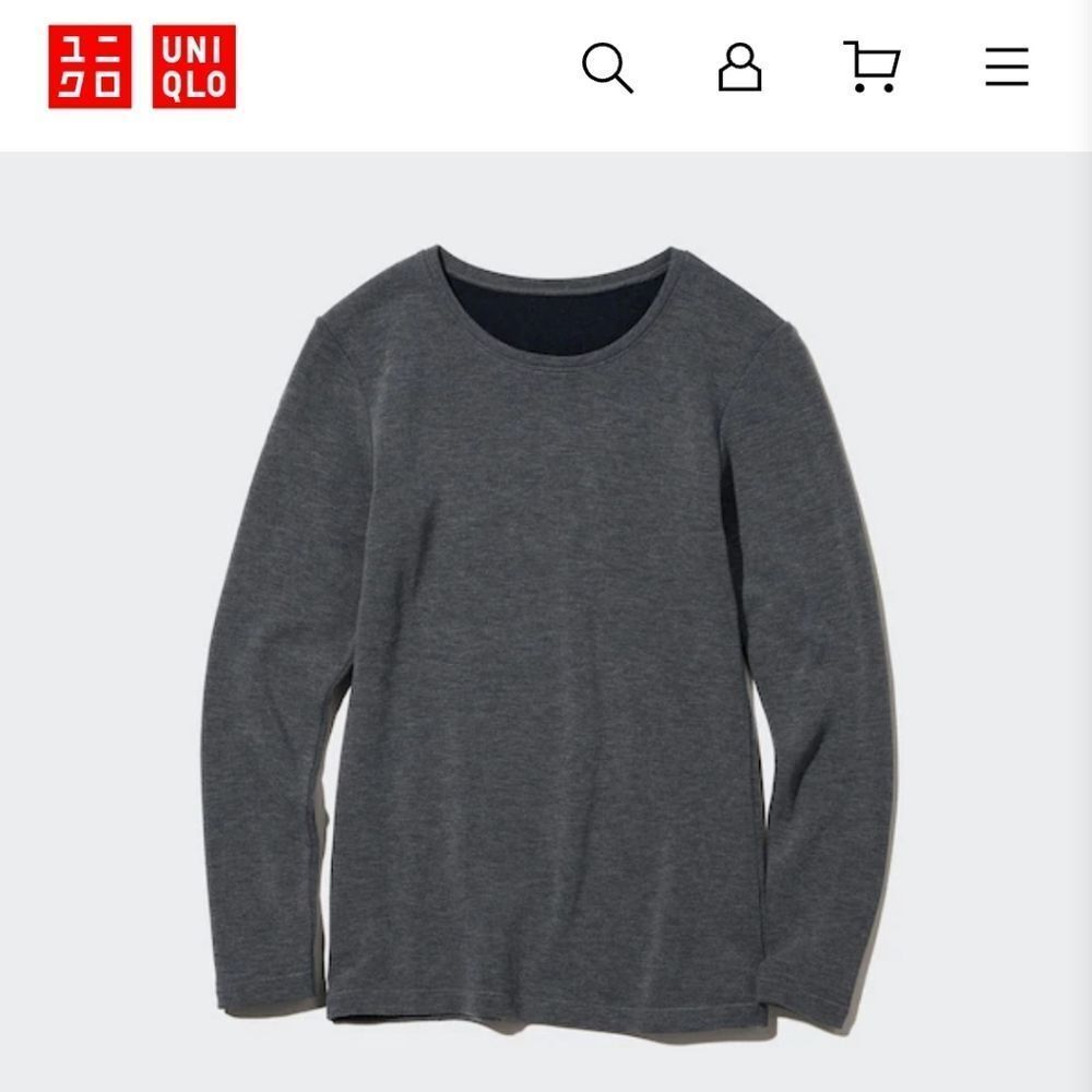 Uniqlo Heattech Ultra Warm Thermal Long Sleeve Top